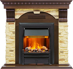 Каминокомплект Dimplex Dublin очаг Brookline Black темный дуб/сланец угловой Dimplex Dublin очаг Brookline Black темный дуб/сланец угловой