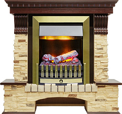 Каминокомплект Dimplex Pierre Luxe очаг Danville Antique Brass FB2 темный дуб/сланец угловой Dimplex Pierre Luxe очаг Danville Antique Brass FB2 темный дуб/сланец угловой