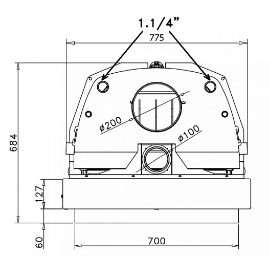 Топка TERMOGAR GN70 Simplificado (Rocal)_2